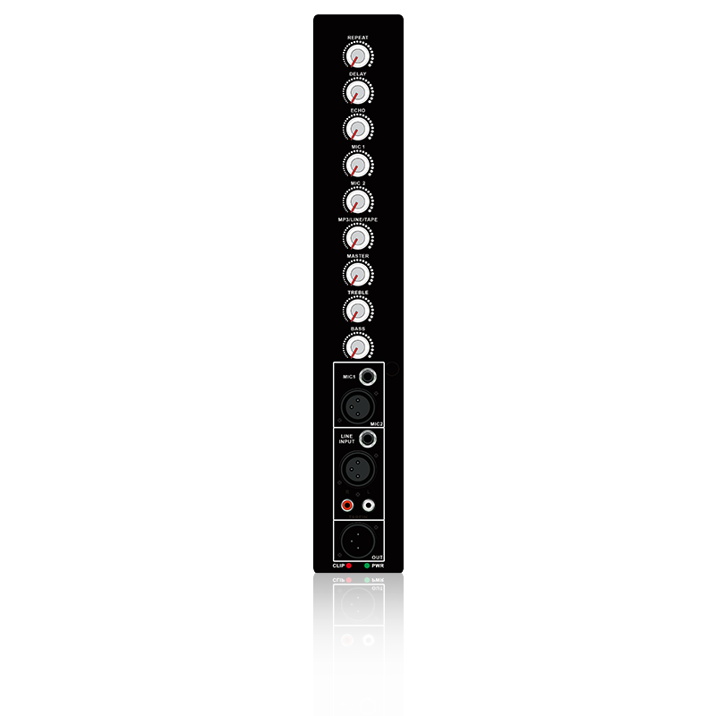 PL69S: Mic Repeat, Delay og Echo Control Vertical Analog Functinal Module