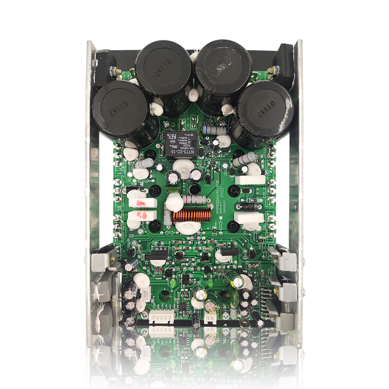 AMP500H+7294: LP 400W+HP 100W Kraftfuld udgang med U-formet aluminiumskøler klasse H effektforstærkermodul