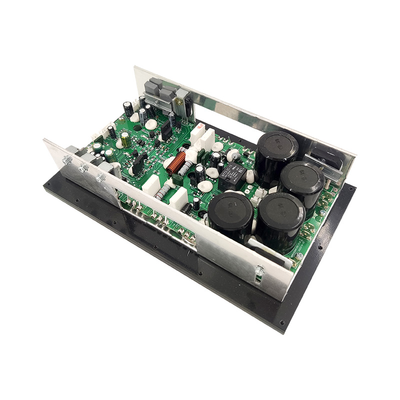 AMP400H+7294: LP 400W+HP 100W kraftfuld udgang med U-formet aluminiumskøler klasse H effektforstærkermodul