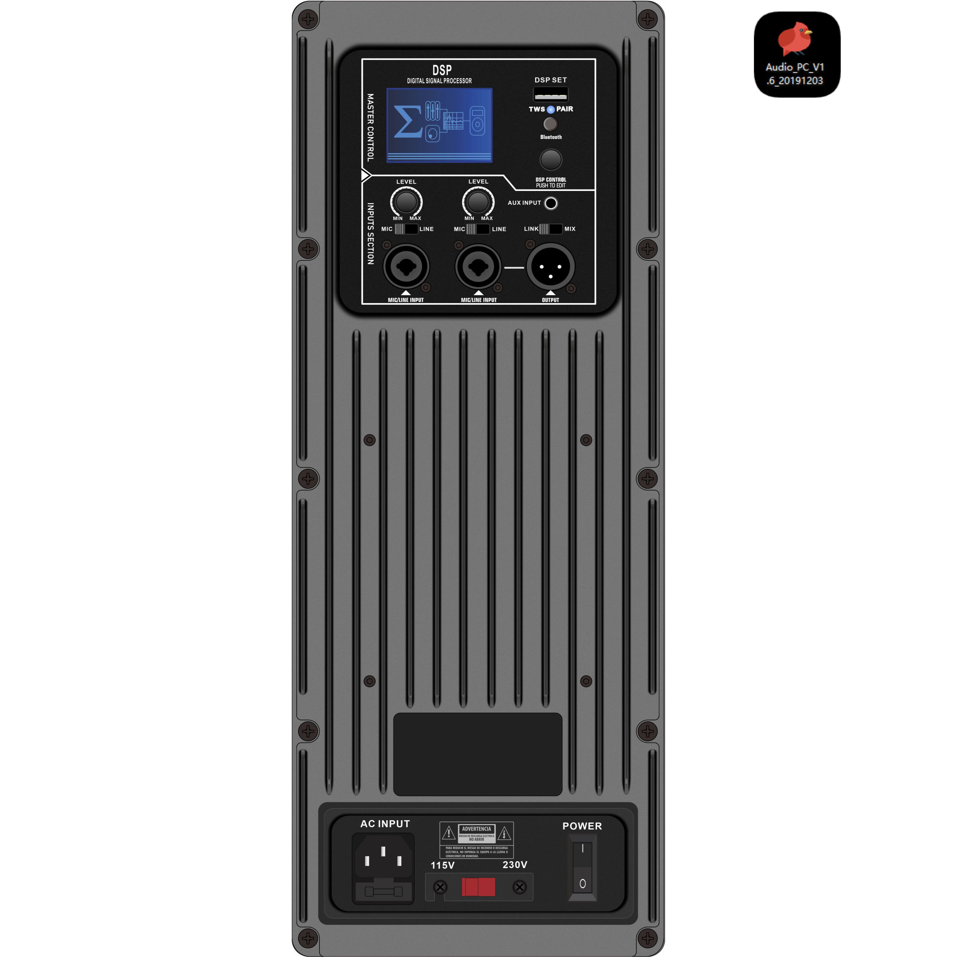 DSP1803 DSP Full-range Powered forstærker