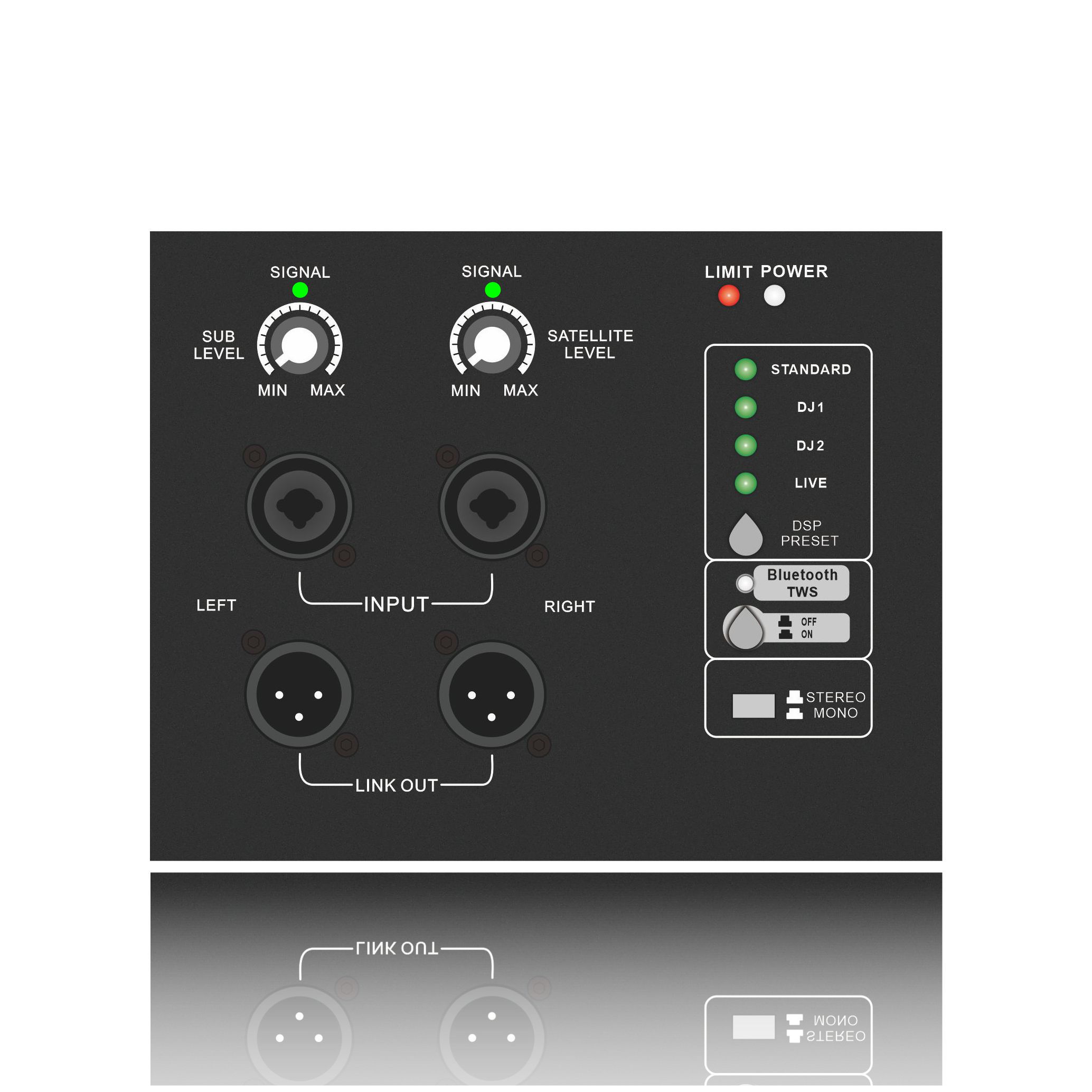 DSP1903SUB Series Powered Subwoofer 1.1 / 2.1 / 2.2 kanals system