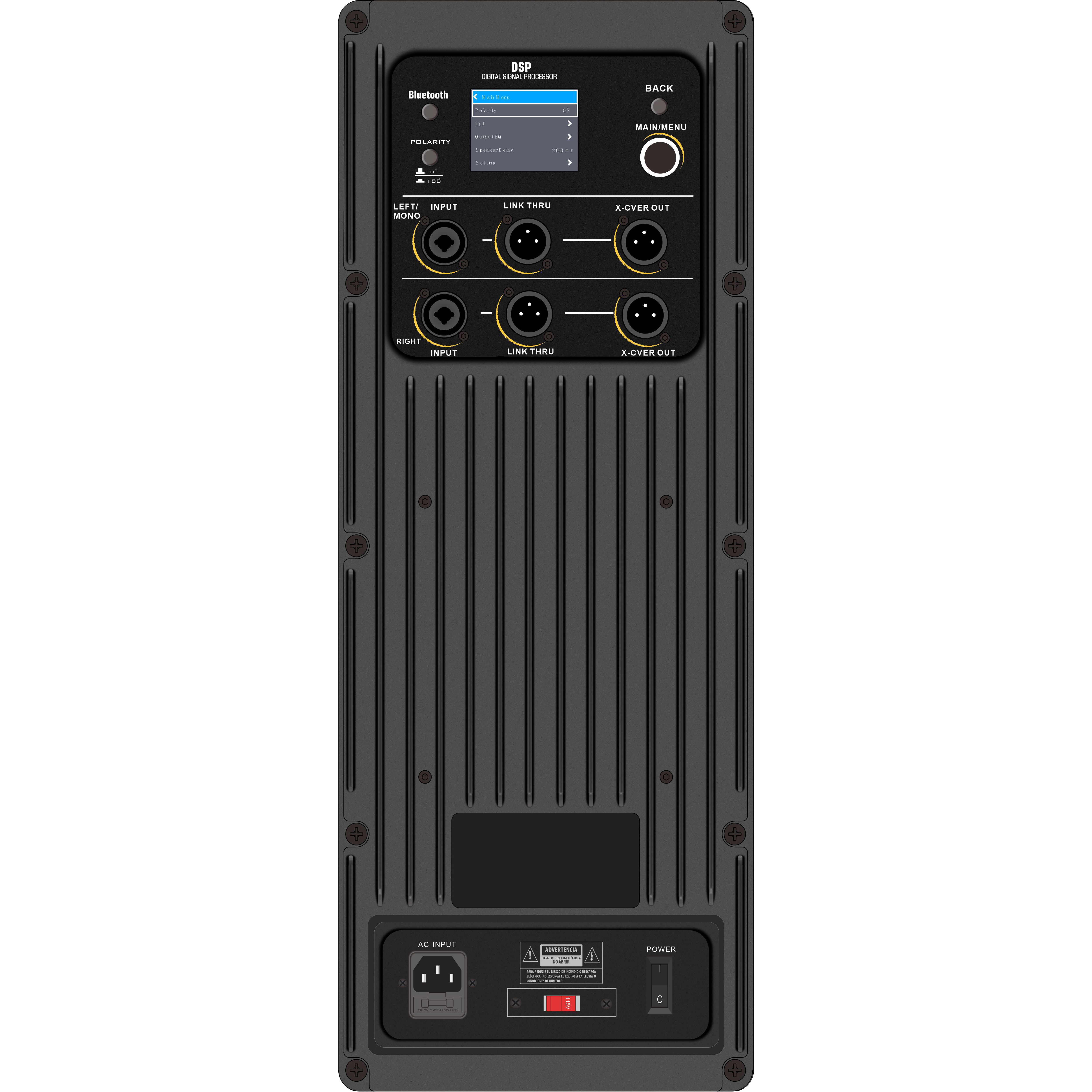 DSP2504SUB DSP Pro Subwoofer forstærker