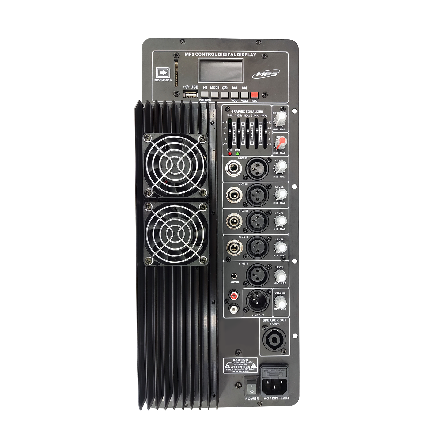 Multi-Channel Class AB højttalerforstærker PL67